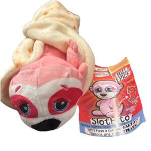 Cutetitos Slothito Pink Sloth Speedito Series 1 Hot Spice Plush Burrito W/guide